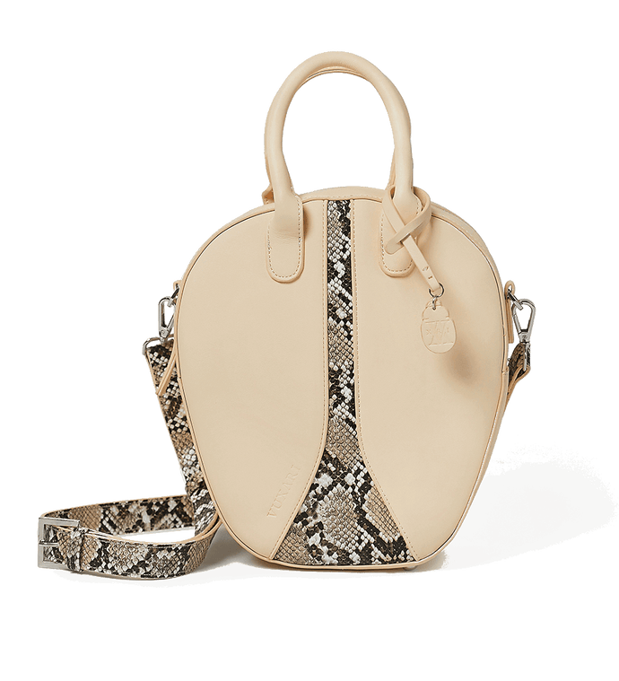 Vegan Handbag - recycled vegan leather shoulder bag
