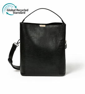 Vegan Handbag - luxury recycled vegan leather shoulder bag
